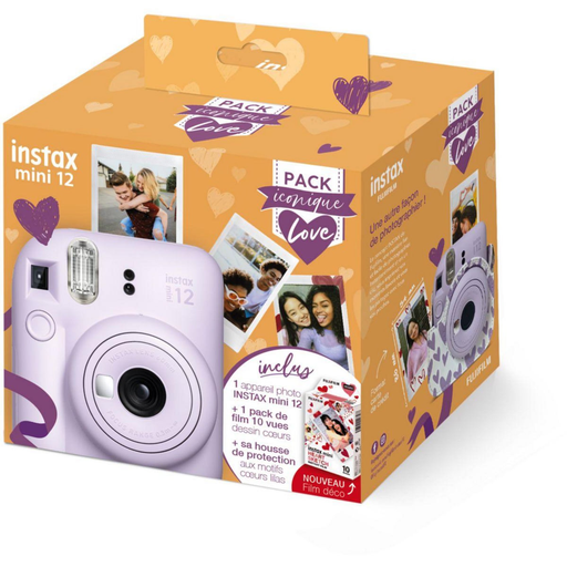 [3660662030134] FUJIFILM Instant Camera Instax Mini 12 Iconic Lilac Love
