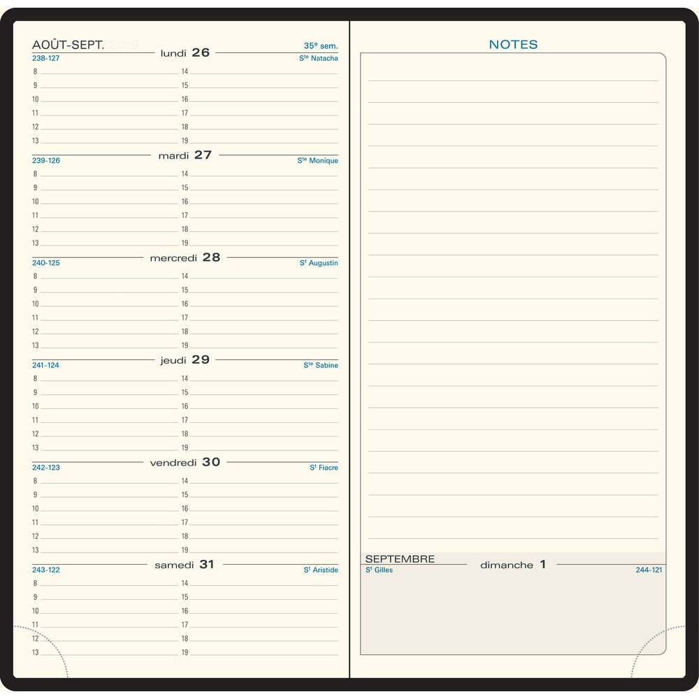 EXACOMPTA Agenda Espace 17 Cassandra 2023 Assorted