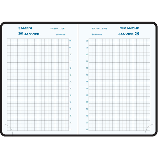 [3660942004756] EXACOMPTA Daily Pocket Diary 2023 Assorted