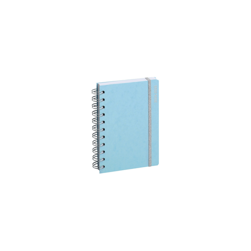 [3660942076821] EXACOMPTA Agenda Escolar Espiral Azul Pastel 10 X 15cm 2024/2025