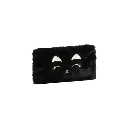 [3660942077873] CLAIREFONTAINE Estuche Plano Rectangular de Pelo Negro 22 X 12cm