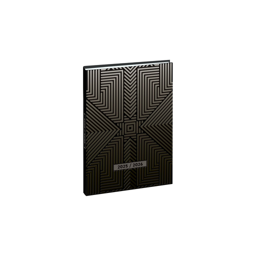 [3660942087261] EXACOMPTA Academic Diary Black/brown 1 Day Per Page September 2025/2026