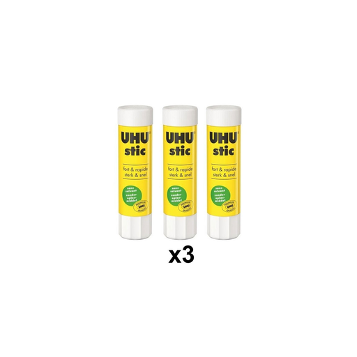 [3660942100373] UHU White Glue Sticks 3 x 40 g