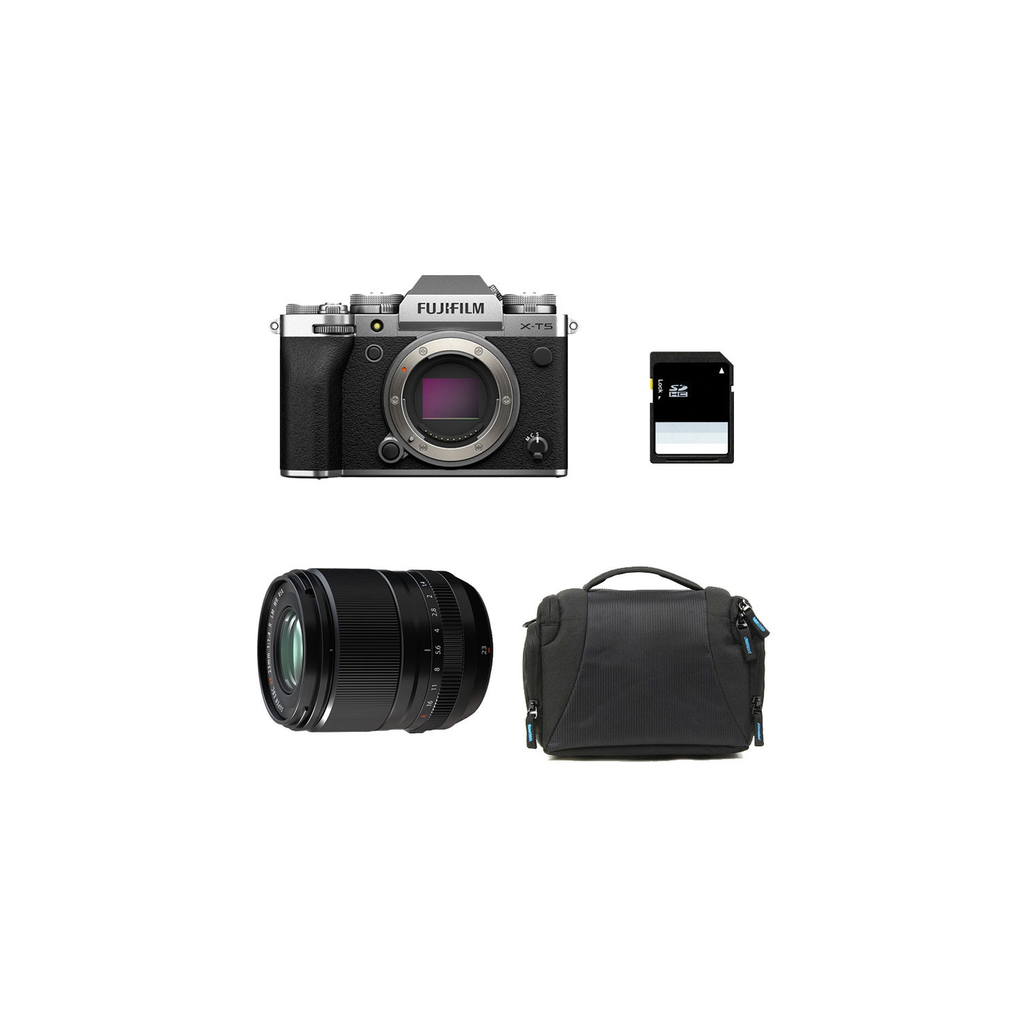 FUJIFILM Camera X-T5 40.2MP 23mm F/1.4 Silver