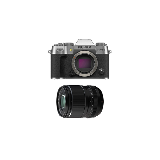 [3662362077303] FUJIFILM X-T50 Silver Camera 40.2MP 6.2K 7.0Stops 23mm F/1.4