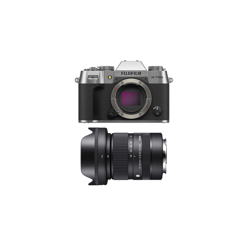 [3662362077358] FUJIFILM X-T50 Camera 40.2 MP Ibis 6.2K Silver