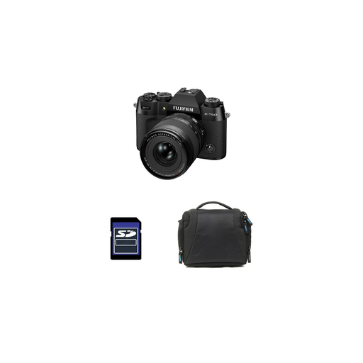 [3662362077396] FUJIFILM X-T50 Camera 40.2MP 6.2K 16-50mm Black