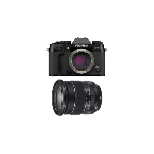 [3662362077426] FUJIFILM X-T50 Camera 40.2MP 6.2K Black 16-80mm