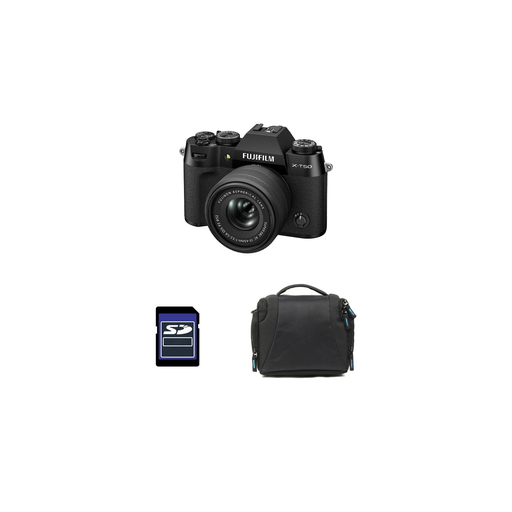 [3662362077549] FUJIFILM X-T50 Camera 40.2 MP 6.2K 15-45mm Black