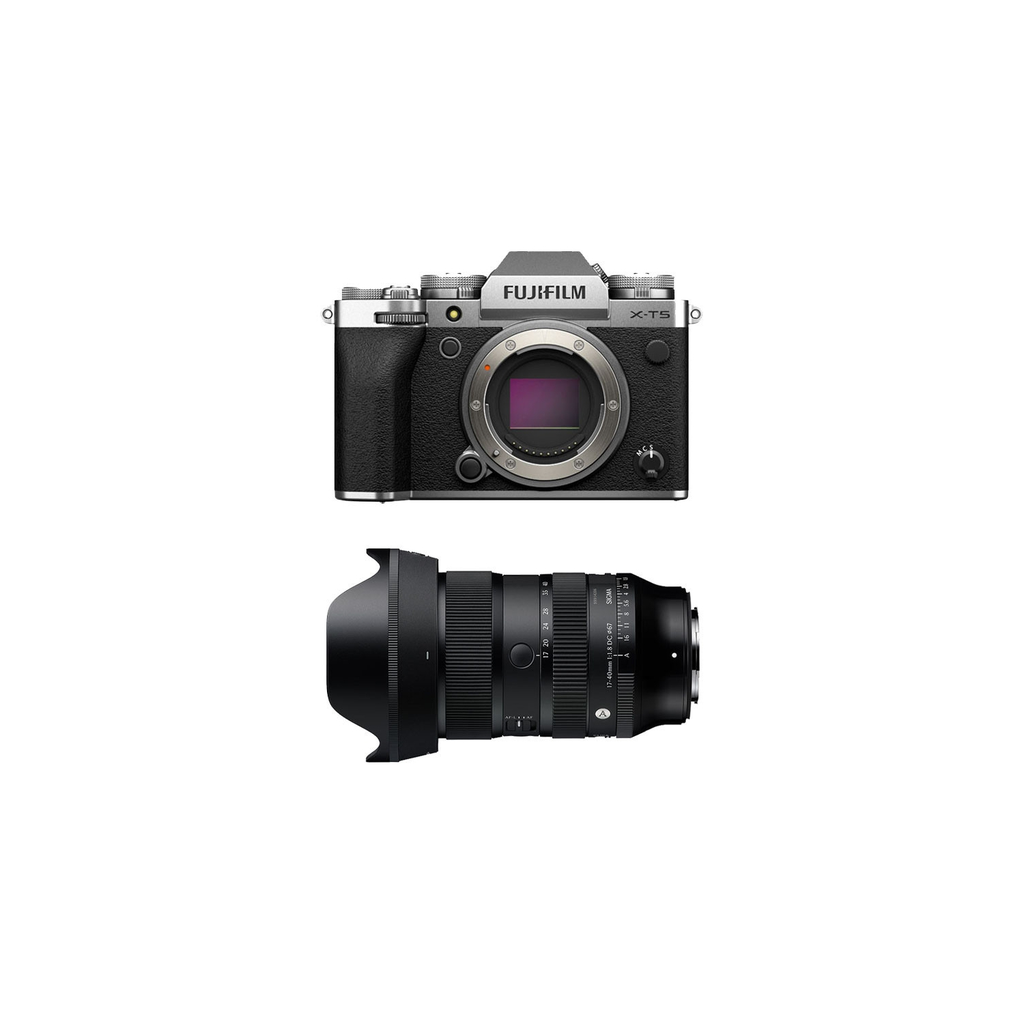 FUJIFILM Mirrorless Camera X-t5 40.2mp 6.2k Silver