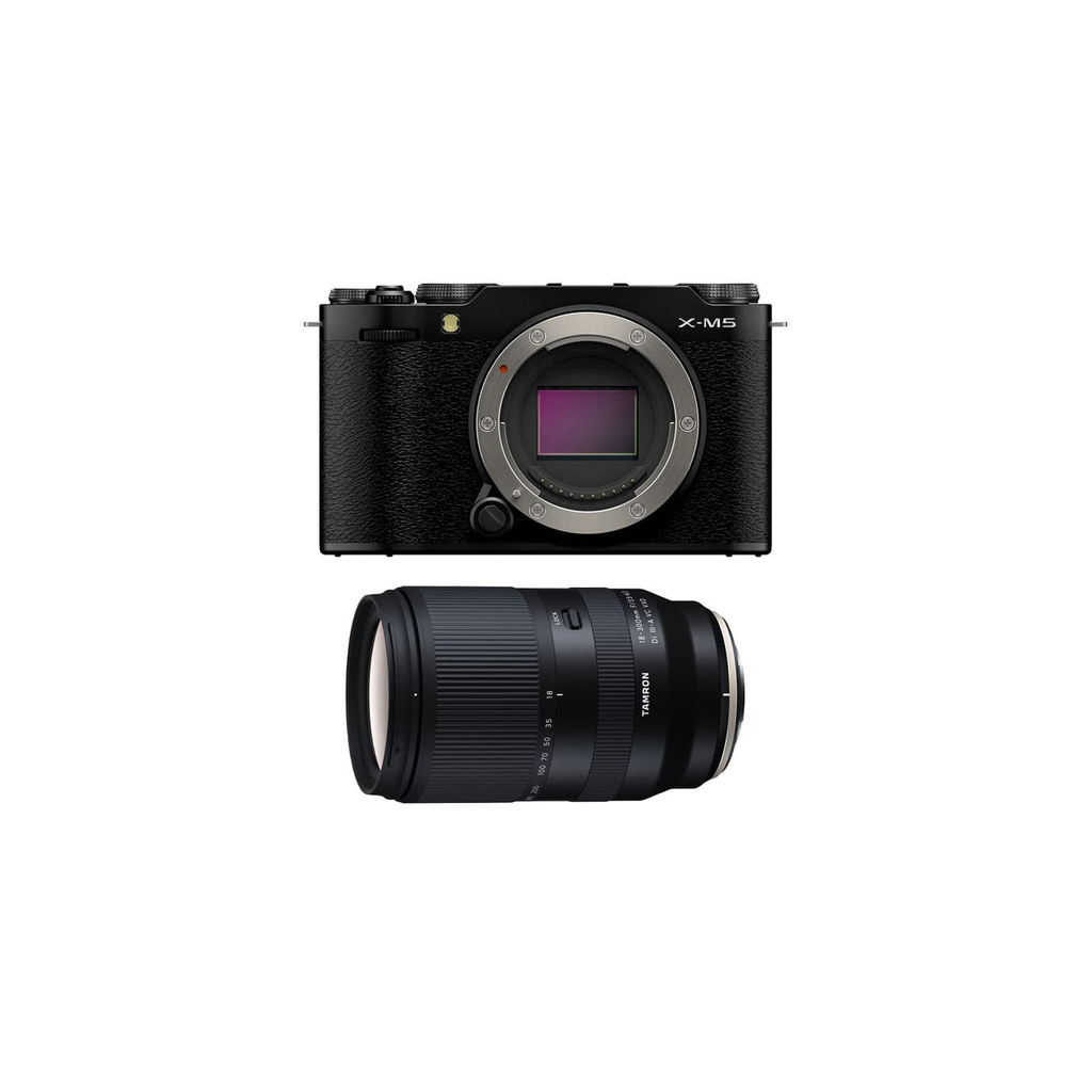 FUJIFILM Câmara Híbrida X-m5 com Objetiva Tamron 18-300mm Preto