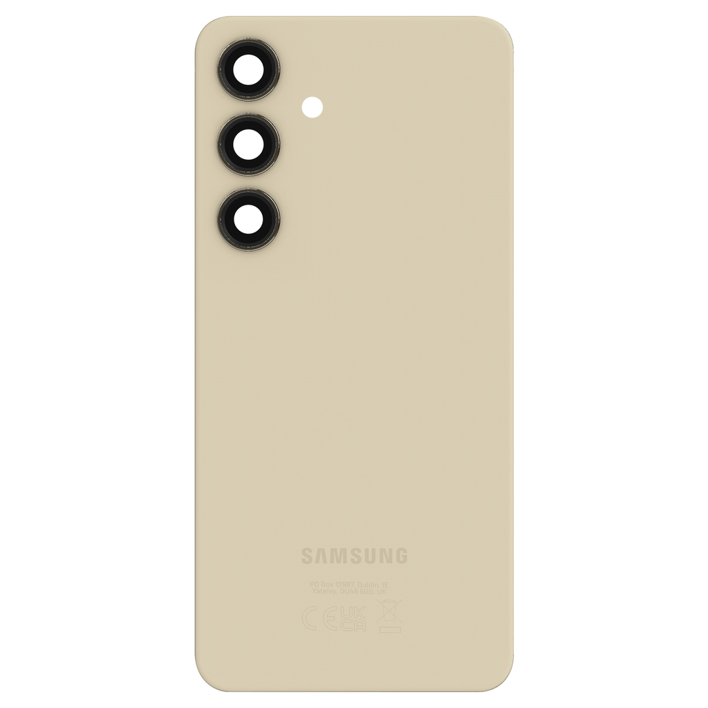 SAMSUNG Vitre Arrière Original Pour Galaxy S24 Beige