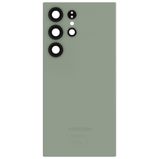 [3662428001365] SAMSUNG Vitre Arrière Original Pour Galaxy S24 Ultra Vert Pâle