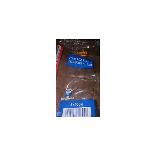 [3250391396948] NETTO Milk Household Chocolate 5 x 100 g