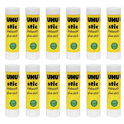 [3663160056170] UHU Glue Stick Solvent Free X 12 21 g