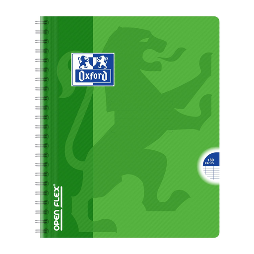 [3663160105762] OXFORD Openflex Spiral Notebook 17 X 22 cm 180 Pages Squared X 3