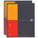 OXFORD Activebook Notebook A5+ Squared 5x5 80 Sheets Polypro with Divider x 2 90 g