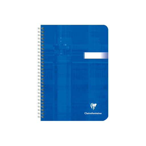 [3663619001072] CLAIREFONTAINE Spiral Bound Notebooks A5 90 Sheets Squared 5 Pcs