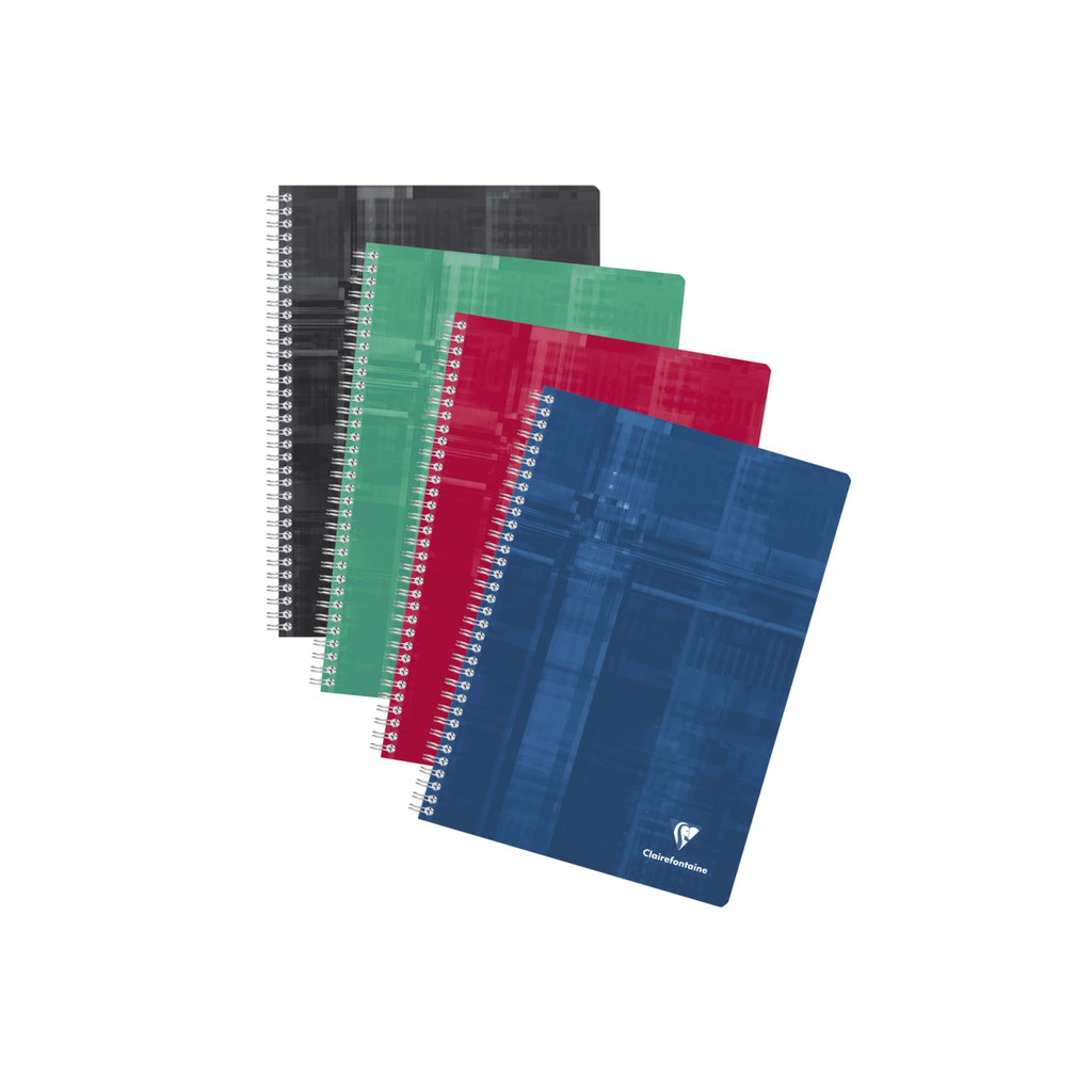 CLAIREFONTAINE Spiral-bound notebooks A4 90 sheets squared 5 pcs