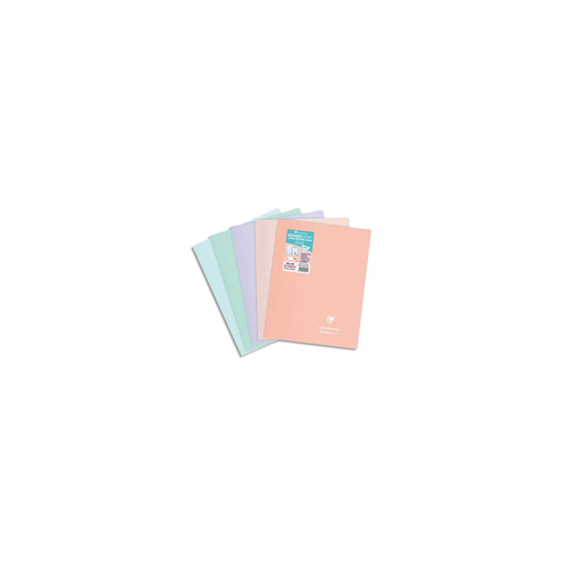 [3663619072904] CLAIREFONTAINE Koverbook Notebook 24x32cm Large Squares 96 Pages - Pack of 5