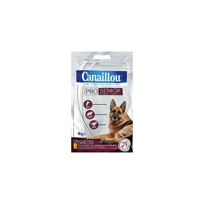 Canaillou Croquettes Chien Senior 4Kg