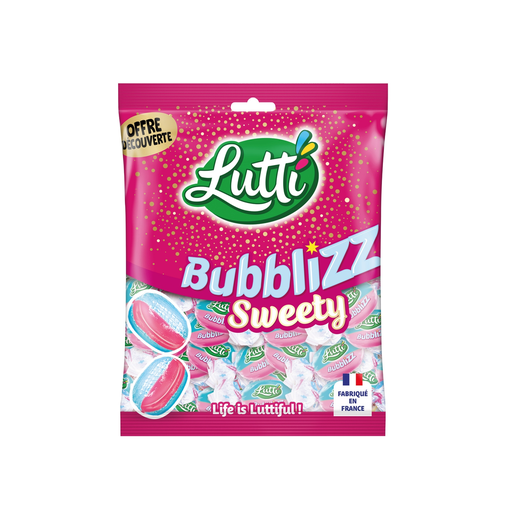 [3664346352857] LUTTI Bonbons Bubblizz Sweety 350 g