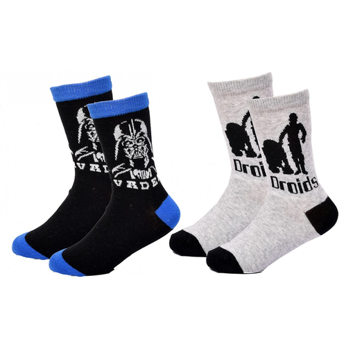 [3665187444350] STAR WARS Calcetines Niño LA GUERRE DES ETOILES 2 Pares