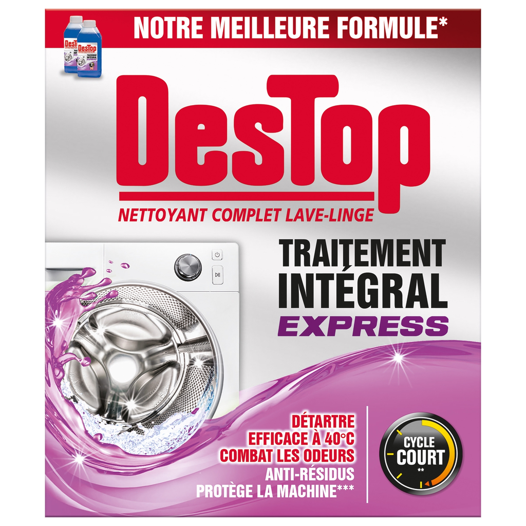 DESTOP Washing Machine Cleaner Express 2 x 250 ml