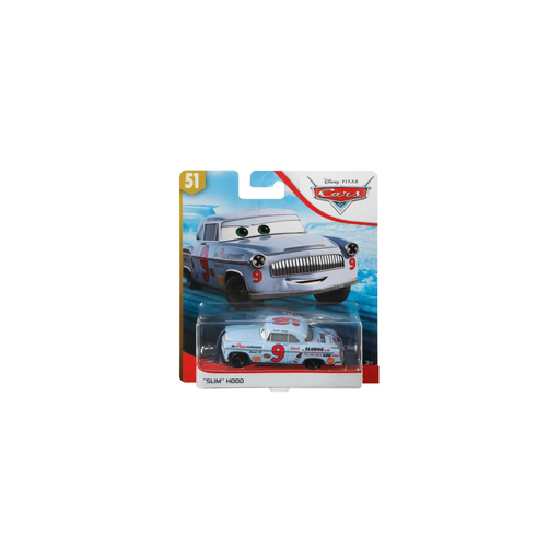 [3667036148679] MATTEL Cars Slim Hood Miniature Vehicle