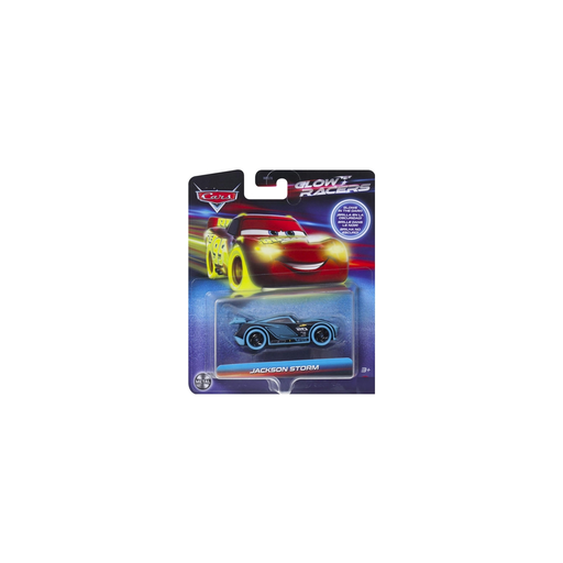 [3667036152850] MATTEL Cars Glow Racers Vehicle: Jackson Storm Miniature Car Hpg82