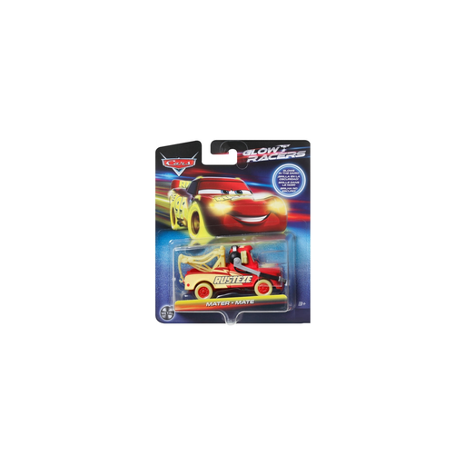 [3667036152867] MATTEL Cars Glow Racers Vehicle: Tow Mater Miniature Car Hpg78