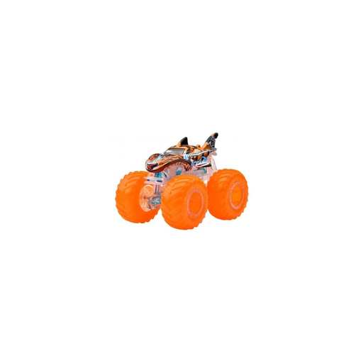 [3667036157503] MATTEL Monster Trucks Hot Wheels Tiger Shark Power Smashers Series Metal Vehicle 1:64 Scale Hyj21