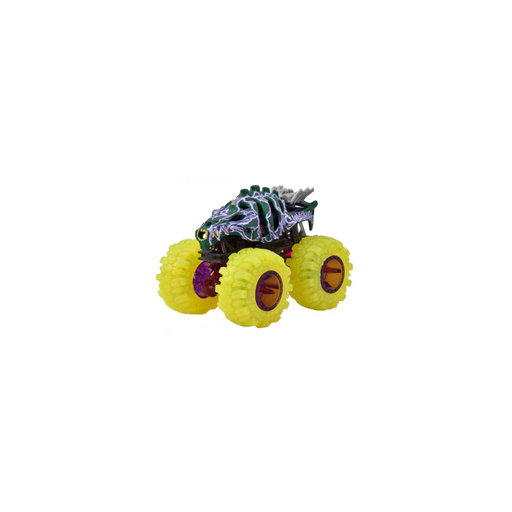 [3667036157510] MATTEL Monster Trucks Hot Wheels Skelesaurus Power Smashers Series Metal Vehicle 1:64 Scale