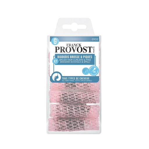 [3700206701028] FRANCK PROVOST Brush rollers with included pins pack of 7