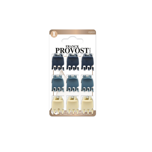 [3700206702032] FRANCK PROVOST Multicolour Hair Clips pack of 9