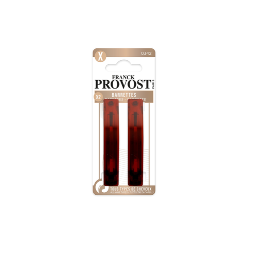 [3700206703428] FRANCK PROVOST Automatic Barrette GM Red 1 unit