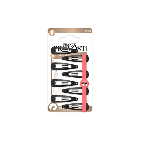 [3700206703848] FRANCK PROVOST Clic-clac Hair Clips pack of 8