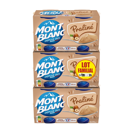 [3700279307028] MONT BLANC Praline Dessert Cream 12 x 125 g