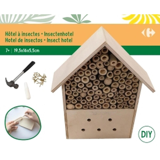 [3700476020829] CARREFOUR Insect Hotel 19.5x16x5.5cm per box