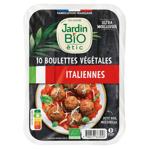 [3700477663056] JARDIN BIO ETIC Italian Vegetable Balls 10 pieces 180 g