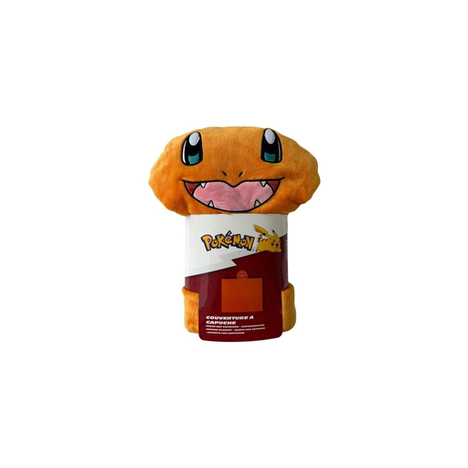 [3700891701327] POKEMON Manta com capuz 3D Charmander 120 x 150 cm