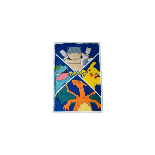 [3700891706346] POKEMON Manta Sherpa Evolutions Let's Go 100 x 150cm