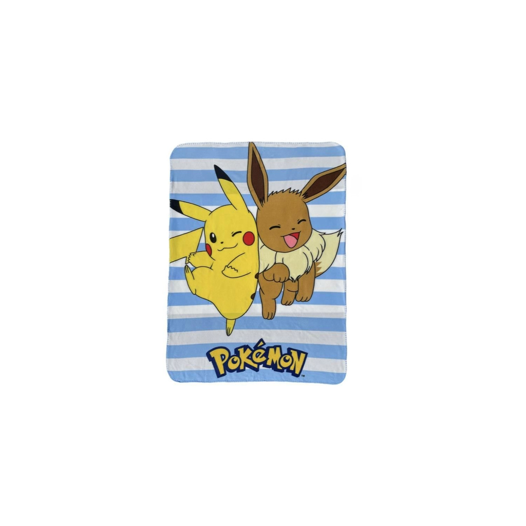 POKEMON Pikachu And Eevee Throw Blanket 100 X 140cm