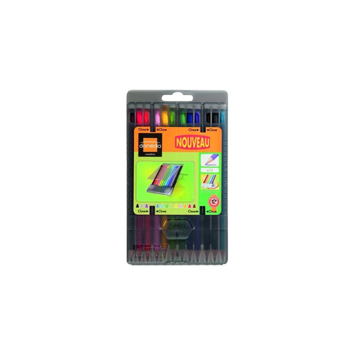 [3250391456604] DOMEDIA 12 Crayons de Couleurs 12 unités