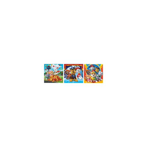 [3701267562771] RAVENSBURGER PAW Patrol On Mission and HQ Puzzle 3 x 49 Pieces