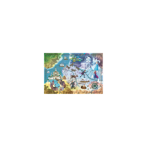 [3701267563563] CLEMENTONI Frozen History Map Puzzle 1000 Pieces