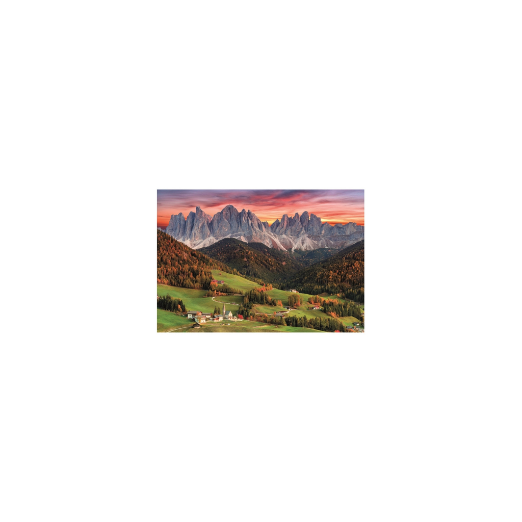 CLEMENTONI Puzzle Pueblo De Val Di Funes: Dolomitas Montaña 2000 Piezas 32570