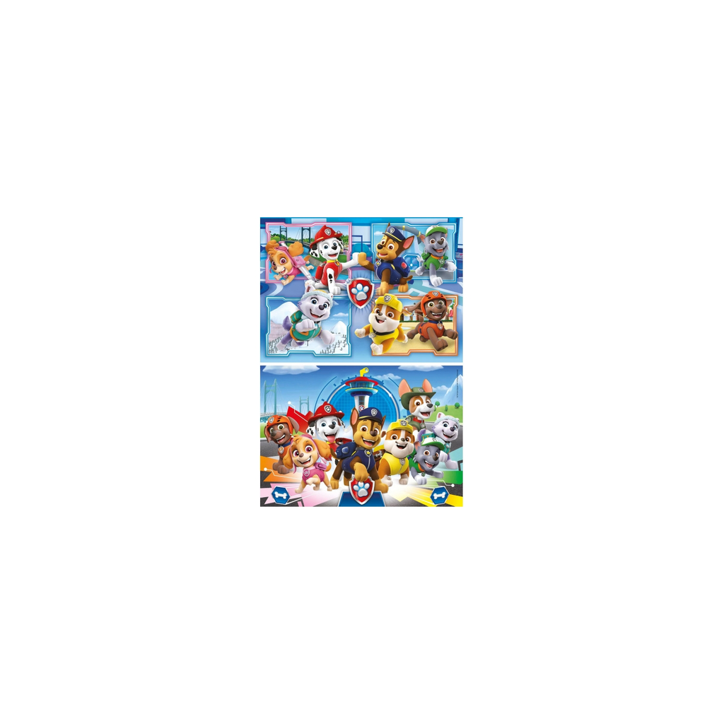 CLEMENTONI PAW Patrol Headquarters and Mission Puzzle 2 x 60 Pieces