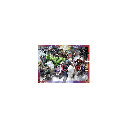 [3701267566021] RAVENSBURGER Puzzle XXL Avengers: Hulk Iron Man Captain America Cyborg 100 Piezas
