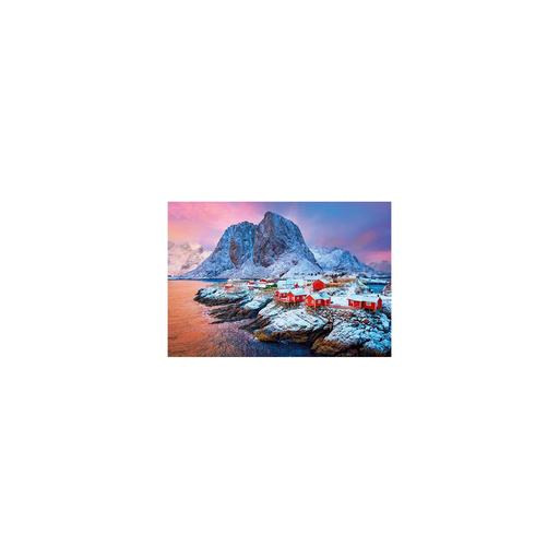 [3701267584797] CLEMENTONI Scandinavian Puzzle: Hamnoy Village 500 Pieces